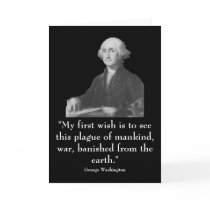 Washington and quote cards