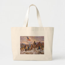 Washington at Valley Forge by Edward P. Moran Canvas Bags