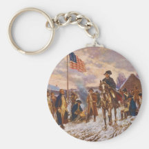 Washington at Valley Forge by Edward P. Moran Keychains