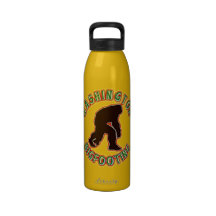 Washington Bigfooting Reusable Water Bottle