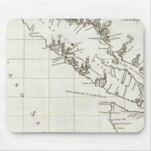 Washington, British Columbia, Vancouver map Mousepad