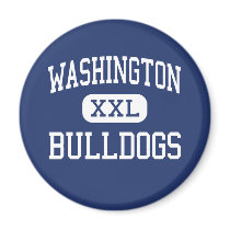 Washington - Bulldogs - High - Atlanta Georgia Refrigerator Magnet