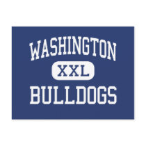 Washington - Bulldogs - High - Atlanta Georgia Post Card