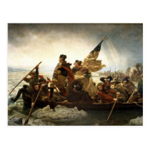Washington Crossing the Delaware - 1851 postcards