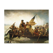 Washington Crossing the Delaware by Emanuel Leutze Postcards