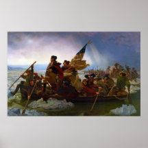Washington Crossing the Delaware by Emanuel Leutze Print