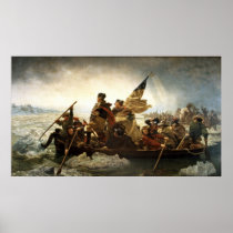 Washington Crossing the Delaware by Emanuel Leutze Print