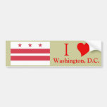 Washington D.C. Flag Bumper Stickers
