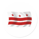 Washington D.C. Flag Sticker