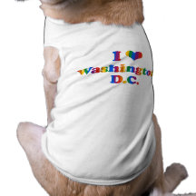 WASHINGTON D.C GAY PRIDE PET SHIRT