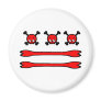 washington d.c. skulls refrigerator magnet