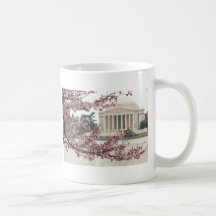 Washington DC de fleurs de cerisier Mugs À Café