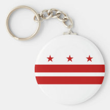 Washington DC Flag Key Chains