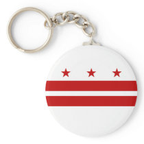 Washington DC Flag Keychain