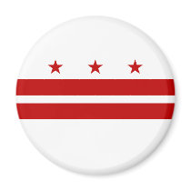Washington DC Flag Magnets