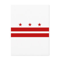 Washington DC Flag Post Card