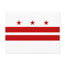 Washington DC Flag Postcard
