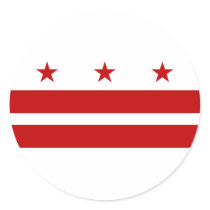 Washington DC Flag Stickers