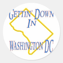Washington DC - Gettin' Down Sticker