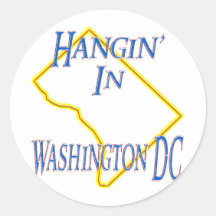 Washington DC - Hangin' Round Sticker