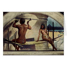 Washington DC Library of Congress Mural Card