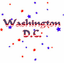 Washington DC Patriotic Stars Photo Cutouts