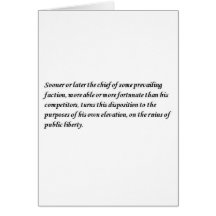 Washington Farewell Address 2 Card