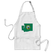 Washington Flag Map Apron
