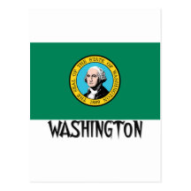 Washington Flag Post Card