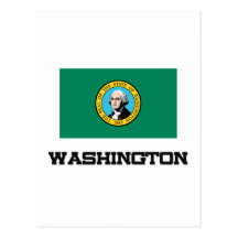 Washington Flag Postcard