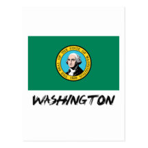 Washington Flag Postcard