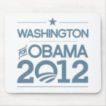 WASHINGTON FOR OBAMA 2012.png Mousepads