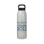 WASHINGTON FOR OBAMA 2012.png Reusable Water Bottle