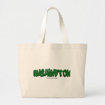 Washington Graffiti Canvas Bag