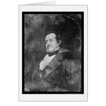 Washington Irving Daguerreotype 1855 Greeting Card