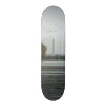 Washington Monument Across The River Skate Board Deck