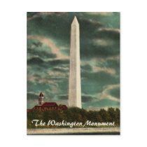 Washington Monument by Night Postcard