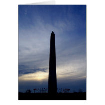 Washington Monument Card cards