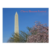 Washington Monument Cherry Blossom Festival Postcards