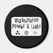Washington Power and Light, White Magnet