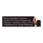 Washington quote on Firearms Bumpersticker