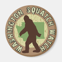 Washington Squatch Watch Magnet