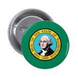 Washington State Flag Buttons