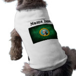 Washington state flag pet clothing