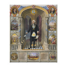 Washington The Mason II Stretched Canvas Prints