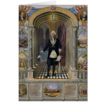 Washington The Mason II Greeting Card