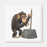 Washtub-Bass-Playin’ Chimp Magnet