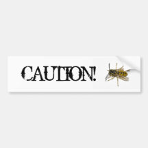 Wasp Bumper Sticker