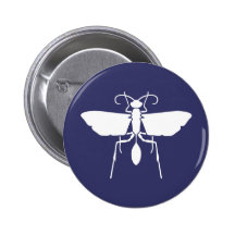 Wasp Pinback Buttons