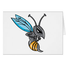 Wasp Sting Greeting Cards
